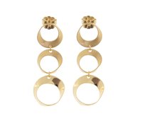 Boucles d'oreilles Aquaforte Femme LUNE in Argent H4180514